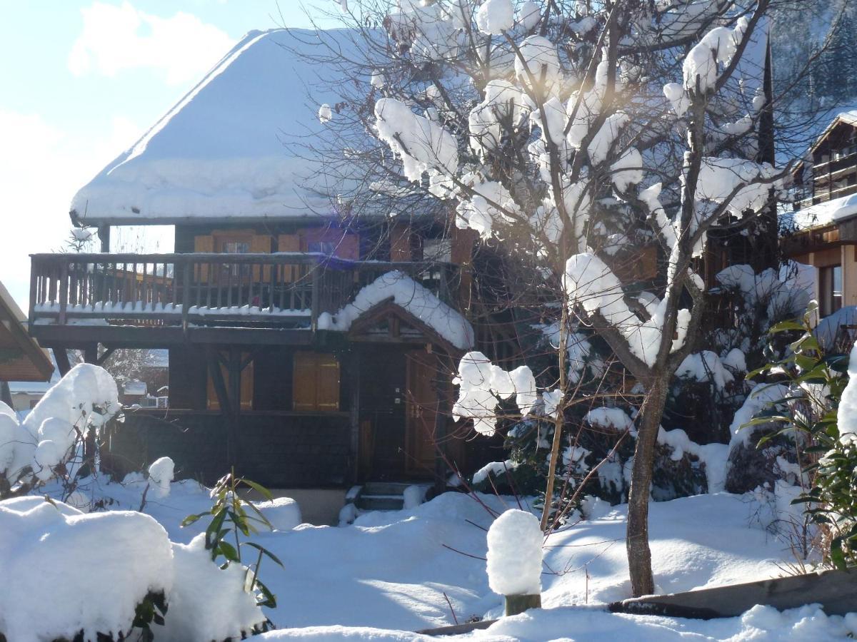 "Chalet Les Aravis" Chalet Et Appartements Le Grand-Bornand Exteriör bild