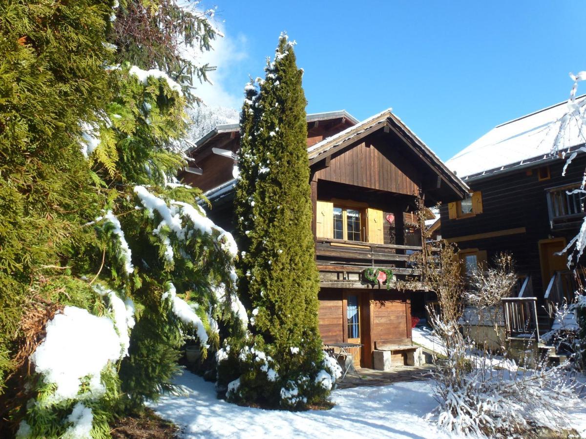 "Chalet Les Aravis" Chalet Et Appartements Le Grand-Bornand Exteriör bild